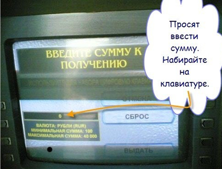 Ввод суммы на банкомате. Банкомат введите сумму. Как пользоваться банкоматом. Банкомат Сбербанка инструкция пользователя.